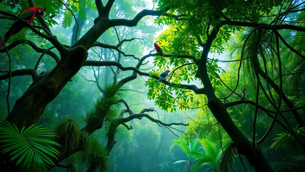 Life Beneath the Rainforest Canopy dsJ – free AI stock image
