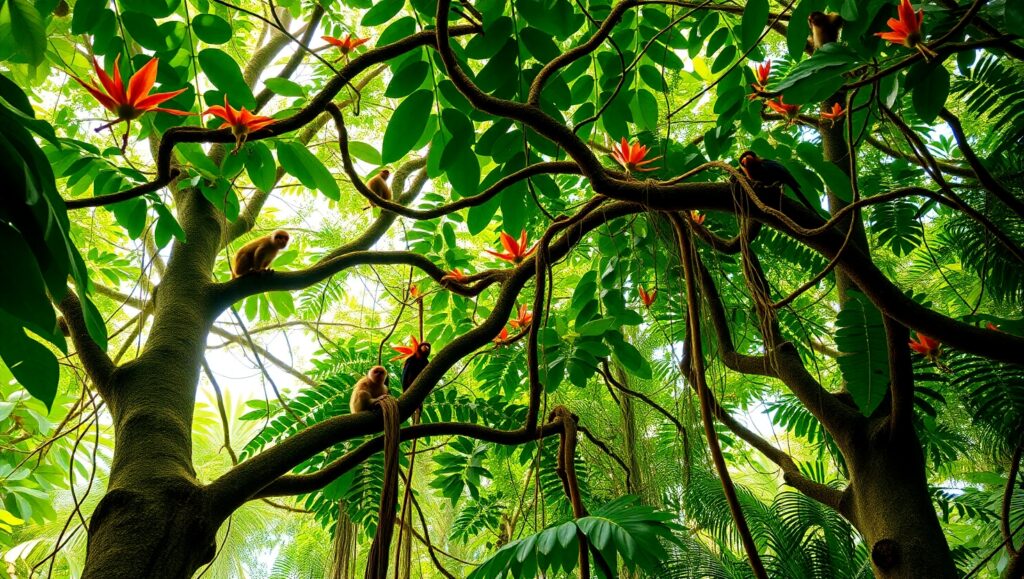 Life Beneath the Rainforest Canopy Nkx – free AI stock image
