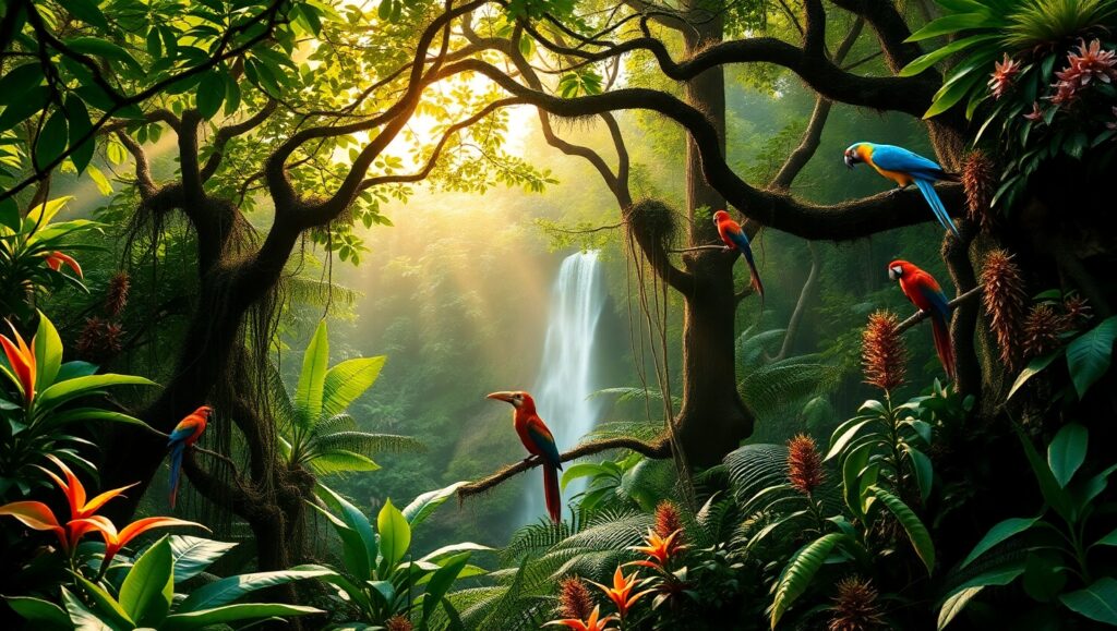 Life Beneath the Rainforest Canopy UKz – free AI stock image