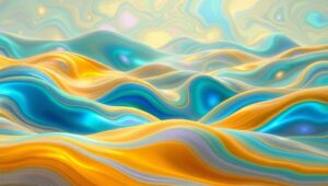 Living Forms in Colorful Harmony – free AI stock image