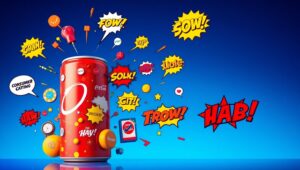 Loud Soda Dreams in Pop – free AI stock image