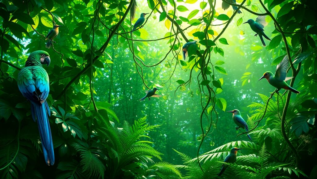 Lush Life Under the Canopy – free AI stock image