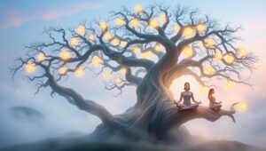 Meditative Tree of – free AI stock image