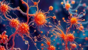 Microbial Symphony in Color – free AI stock image