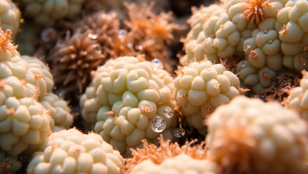 Microscopic Marvels of the Coral Reef – free AI stock image
