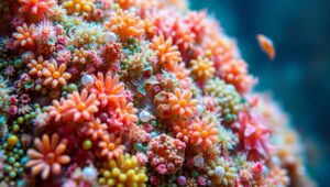 Microscopic Wonders of Marine Life – free AI stock image