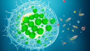 Microscopic Wonders of Plant Cells – free AI stock image