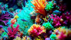 Microscopic Wonders of the Coral Reef – free AI stock image