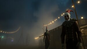 Midnight at the Haunted Carnival – free AI stock image