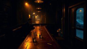 Midnight Secrets in a Jazz Club – free AI stock image