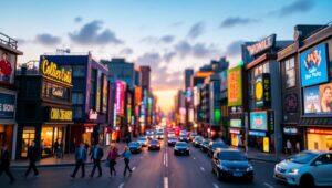 Miniature City at – free AI stock image