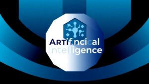 Modern Logo for AI Tech Startup – free AI stock image