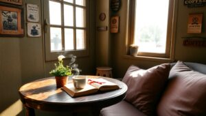 Morning Bliss in a Coffee – free AI stock image