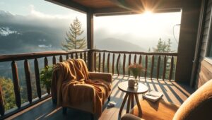 Morning Coffee on the Balcony – free AI stock image