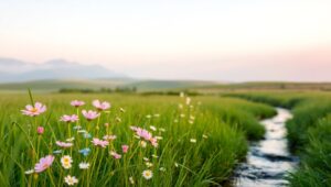 Morning Serenity in Pastel Hues – free AI stock image