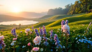 Morning Serenity in Pastel Shades – free AI stock image