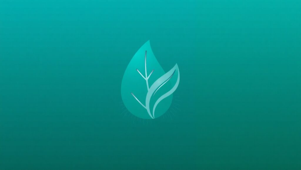 Nature Meets Technology Logo Design un8 – free AI stock image