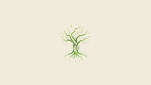 Nature Meets Technology Logo Design XN5 – free AI stock image
