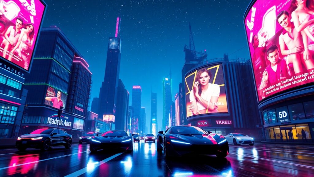 Neon Dreams of a Futuristic – free AI stock image