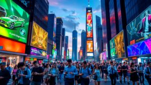 Neon Dreams of Tomorrow hEh – free AI stock image