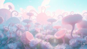 Organic Harmony in Nature’s Colors – free AI stock image