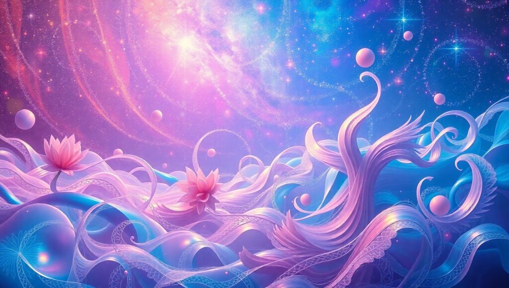 Organic Symphony in Abstract Nature – free AI stock image