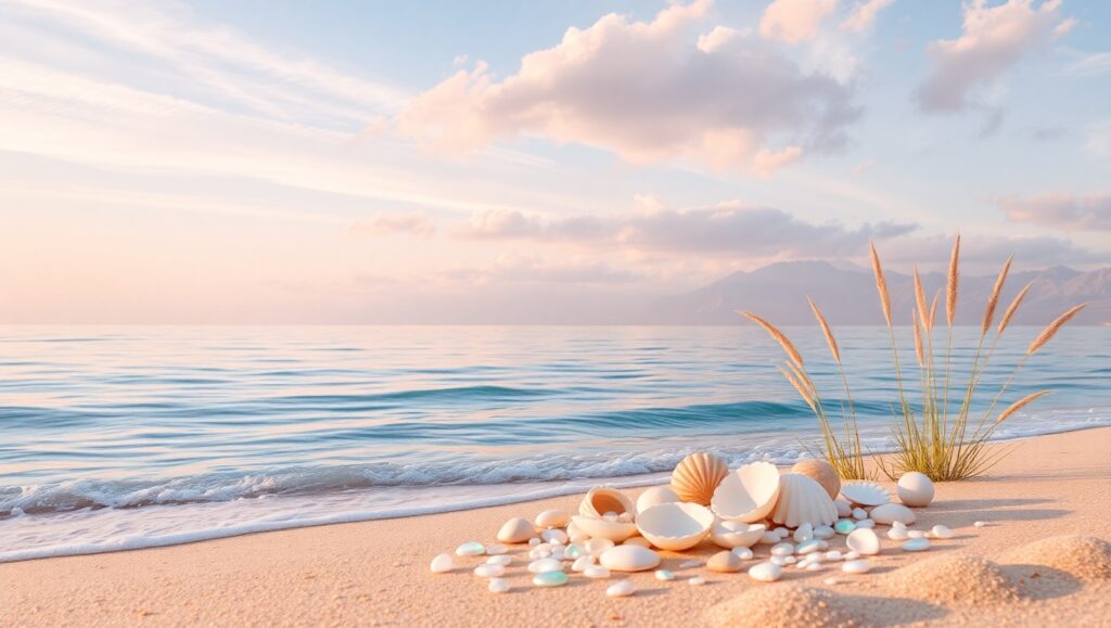 Pastel Dreams Over Tranquil Waters – free AI stock image