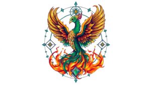 Phoenix Rising: A Tattoo Dream – free AI stock image