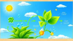 Photosynthesis Process Explained Visually – free AI stock image