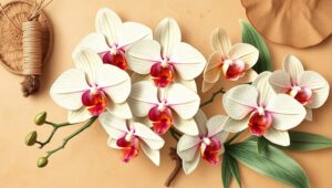 Rare Tropical Orchids Collection – free AI stock image