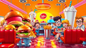 Retro Diner Delight in Pop – free AI stock image