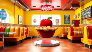 Retro Diner Extravaganza in Pop Art – free AI stock image