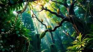 Serenity Among the Canopy – free AI stock image