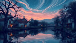 Serenity in Charcoal – free AI stock image