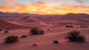 Serenity in Desert Dunes – free AI stock image