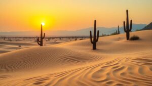 Serenity in Sand Dunes – free AI stock image
