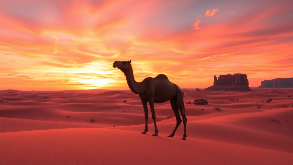 Serenity in the Desert Dunes – free AI stock image