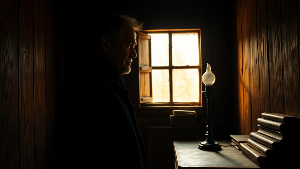 Shadows of Forgotten Memories – free AI stock image