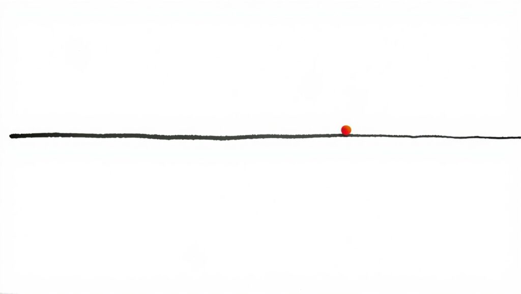 Simplicity in Line and Color – free AI stock image