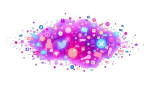 Social Media’s Effect on Mental Health – free AI stock image