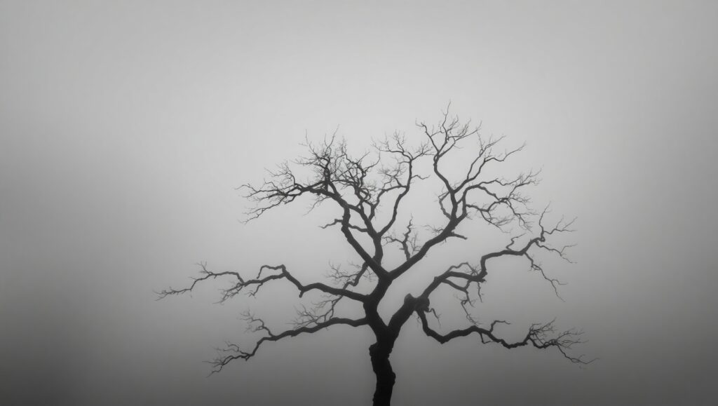 Solitary Tree – free AI stock image
