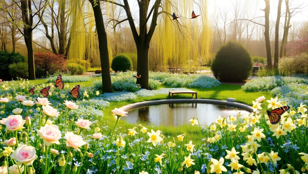 Spring Serenity in Pastel Hues – free AI stock image