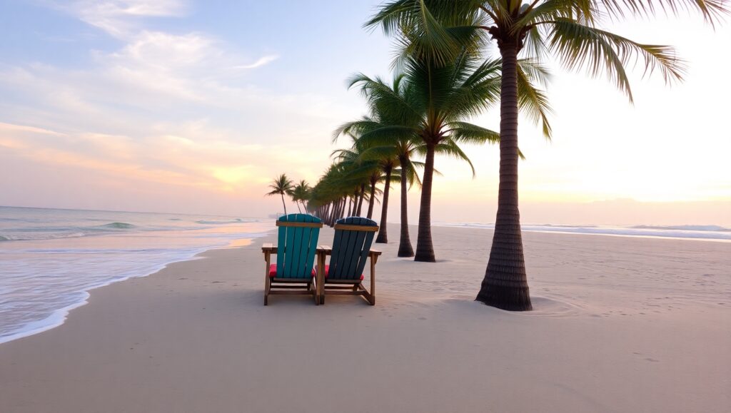 Sunrise Serenity on the Beach 7TY – free AI stock image