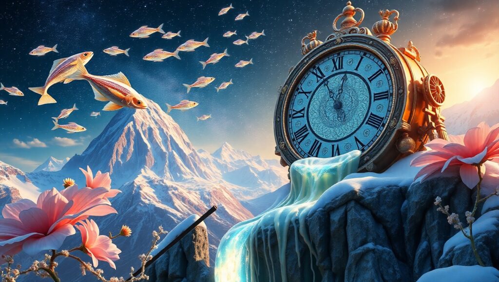 The Dreamscape of Time and Nature – free AI stock image