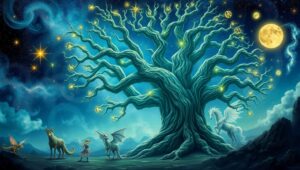The Enchanted Grove of Wonders – free AI stock image