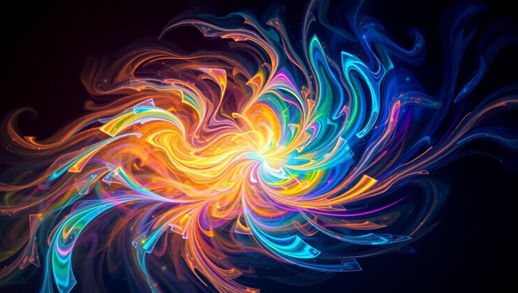 The Flow of Time Unseen – free AI stock image