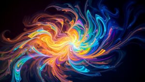 The Flow of Time Unseen – free AI stock image