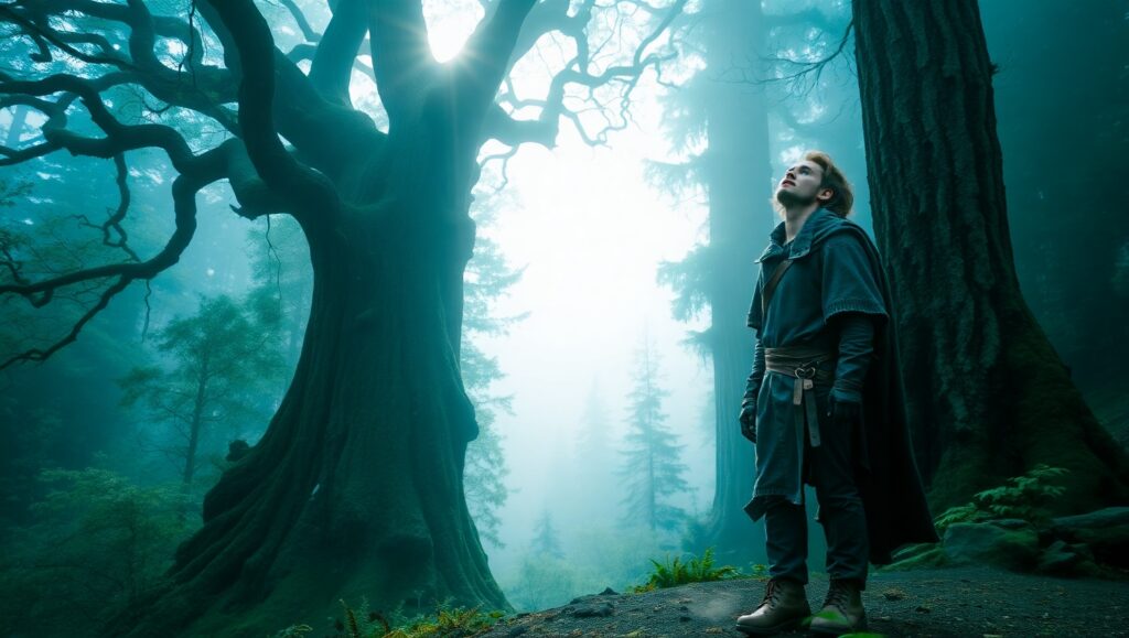 The Journey Begins in Twilight – free AI stock image