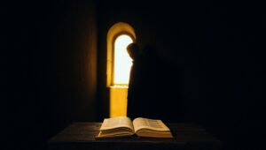 The Light of Hidden Knowledge – free AI stock image