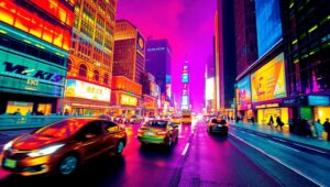 Thermal Night Cityscape Exploration – free AI stock image